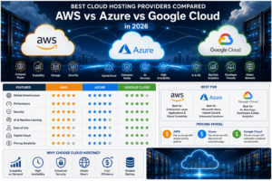 Best Cloud Hosting Providers Compared: AWS vs Azure vs Google Cloud in 2026