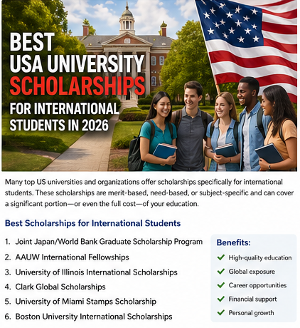 Best USA University Scholarships